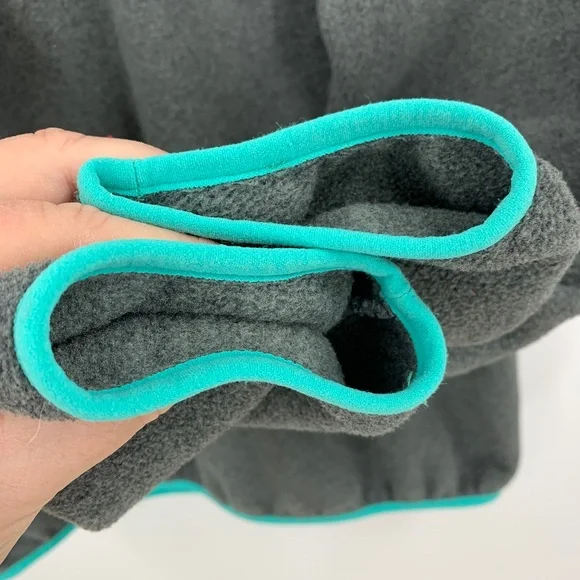 Patagonia Synchilla Snap-T Pullover Grey & Mint Green Sz S - Picture 6 of 10